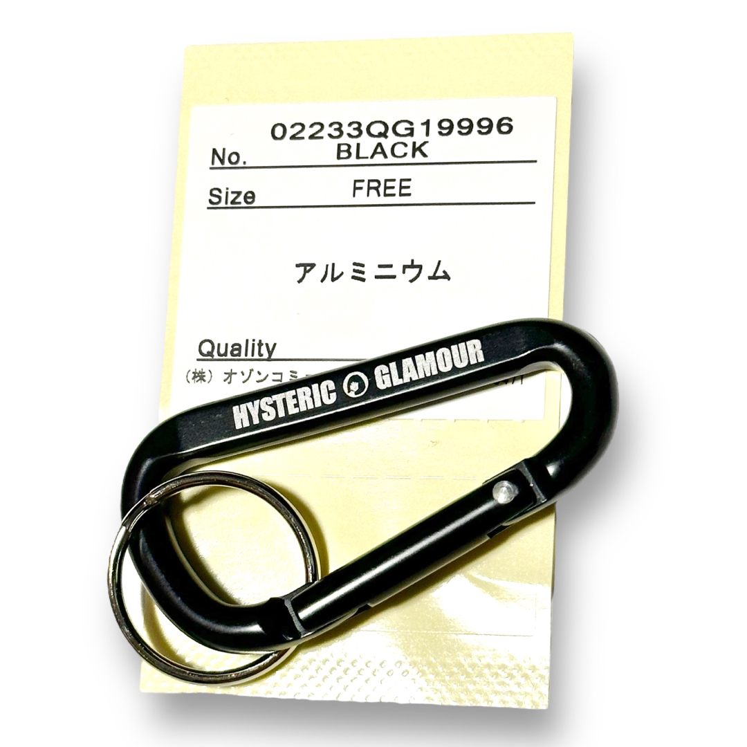 HYSTERIC GLAMOUR - 未使用品！ HYSTERIC GLAMOUR カラビナ キーリング