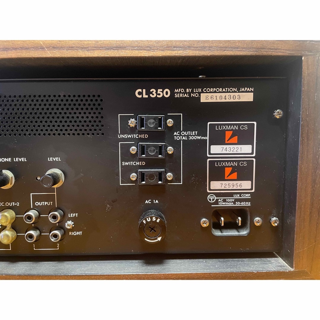 LUXMAN - LUXMAN プリアンプ CL350の通販 by リエ's shop