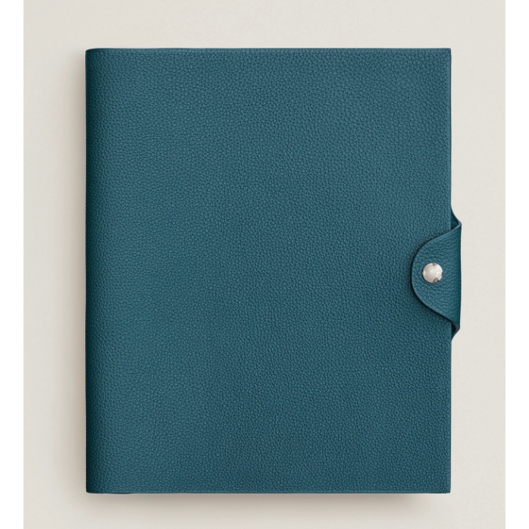 HERMES - エルメスノートカバー 《ユリス》 MM ニュー・ブルー・ジーン