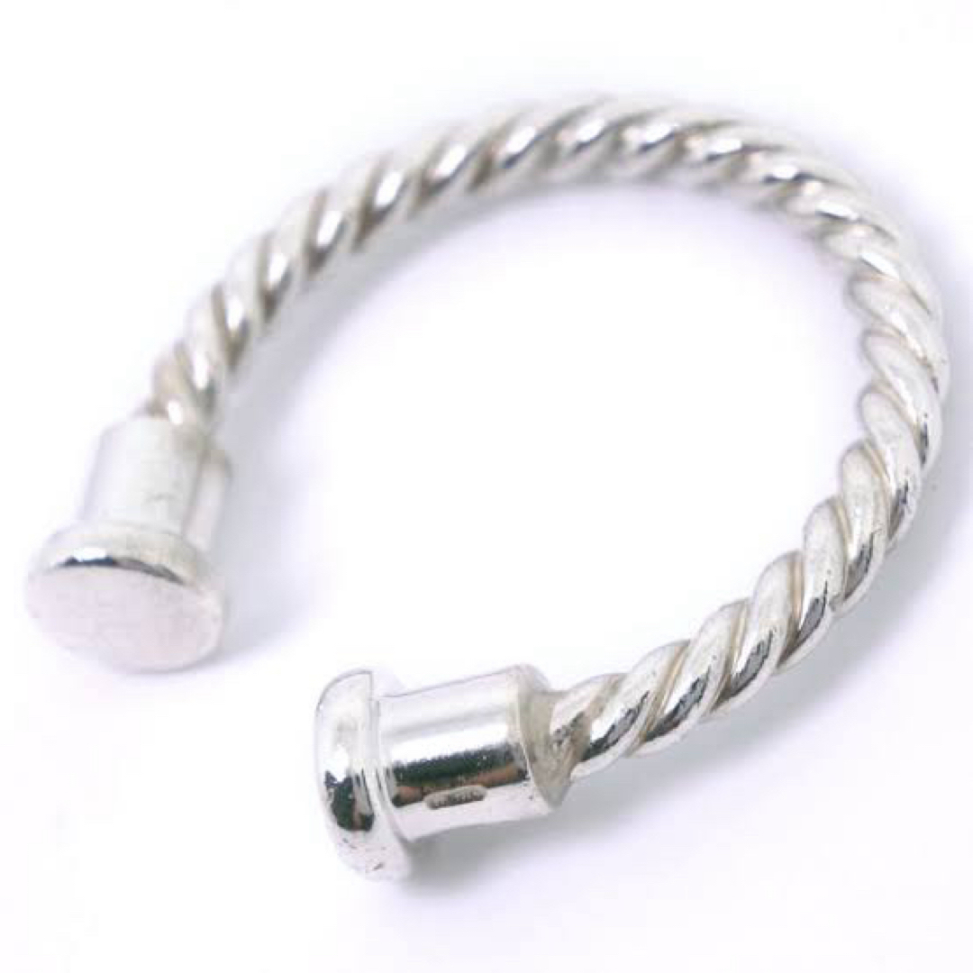 BVLGARI - ブルガリ キーリング ツイストループ☆シルバー925