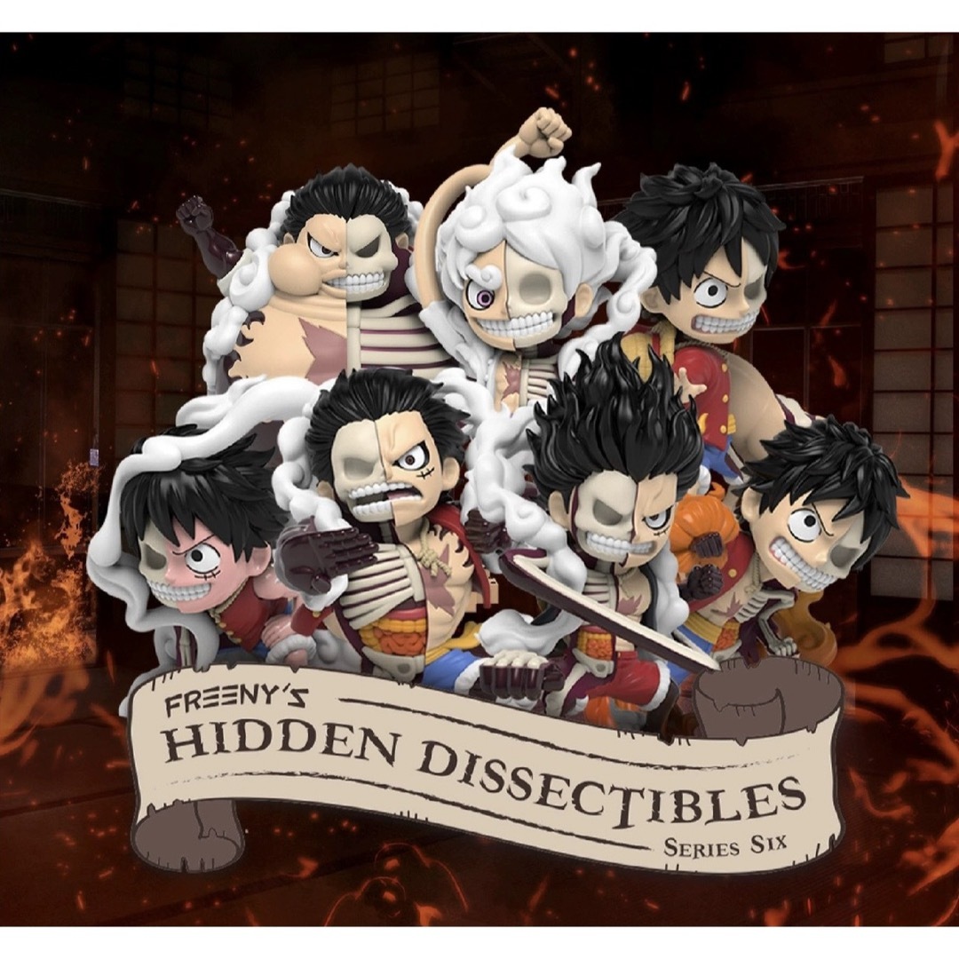 Mighty Jaxx ワンピース ルフィ フィギュア 6体セット 海外限定の通販