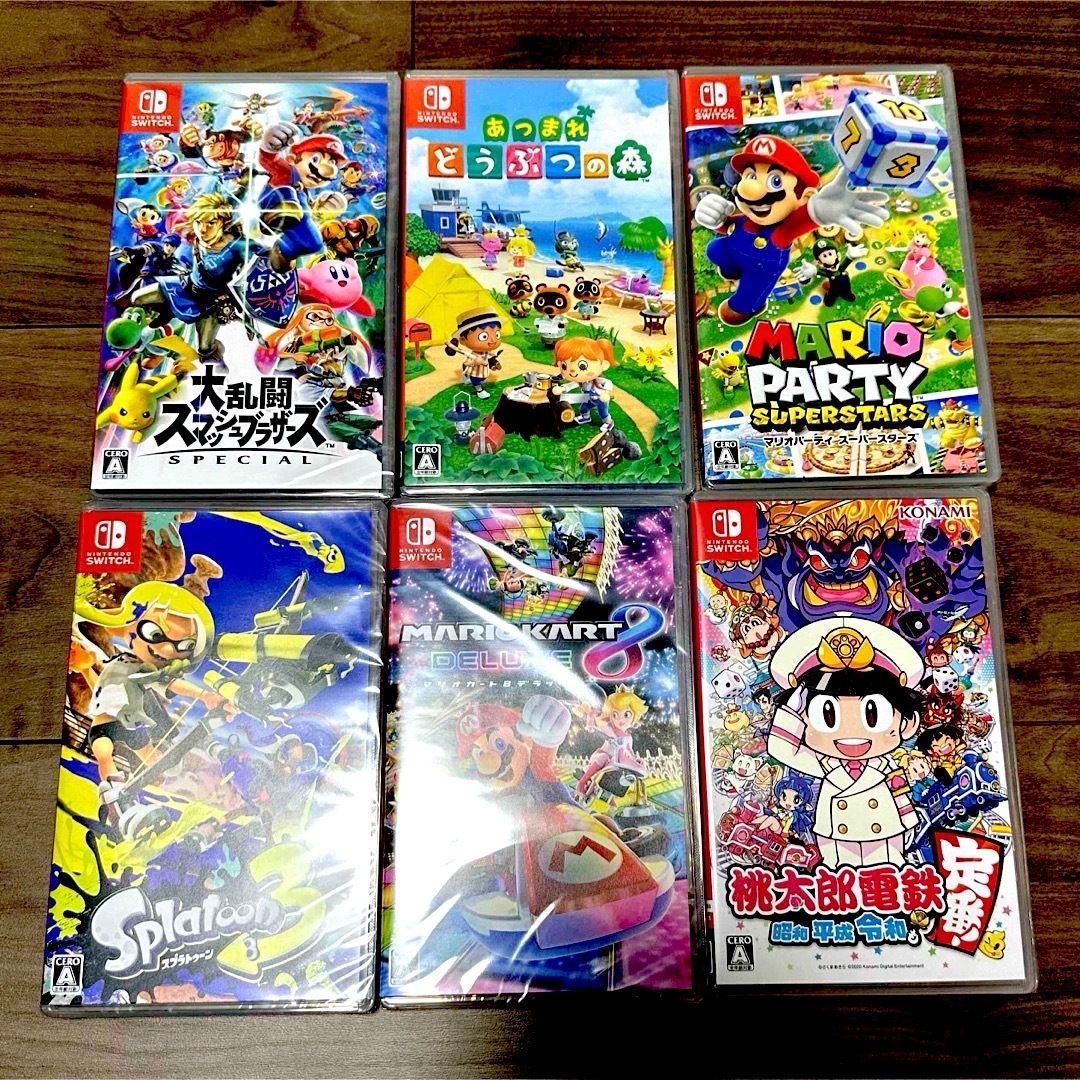 Nintendo Switch - Nintendo Switch ソフト6本 新品未開封の通販 by た