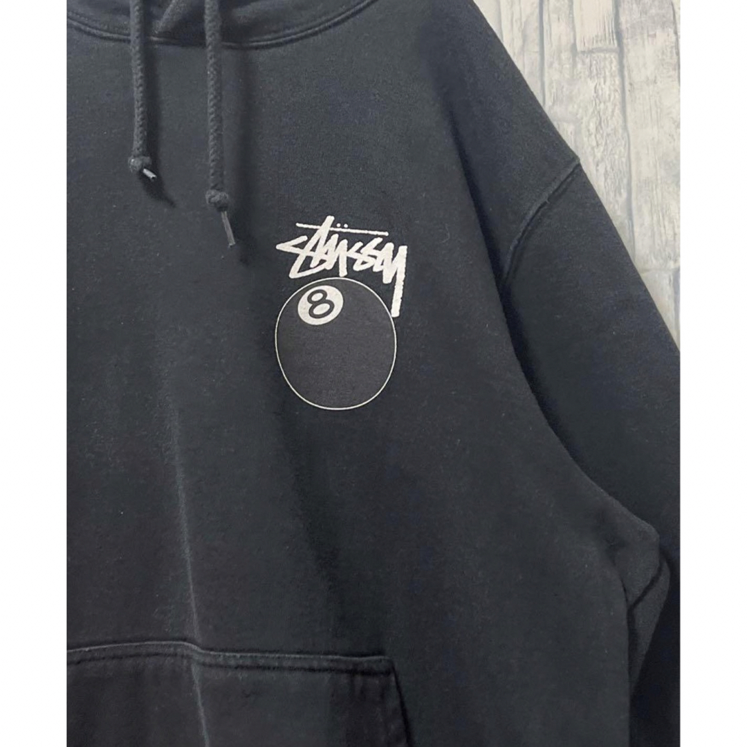 STUSSY - ステューシー パーカー スウェット 8ボール エイトボール M