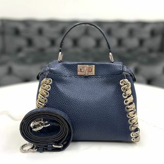 FENDI - 美品☆ フェンディ ピーカブー ミニ 2way セレリア×パイソンの
