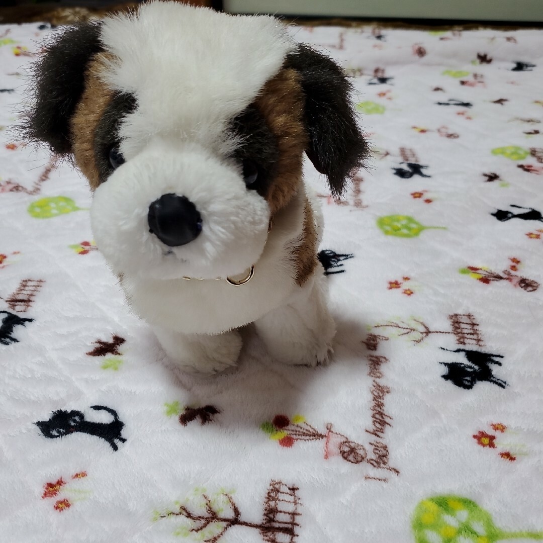 セントバーナード 子犬 BIG ぬいぐるみ レトロ ☆セントバーナード