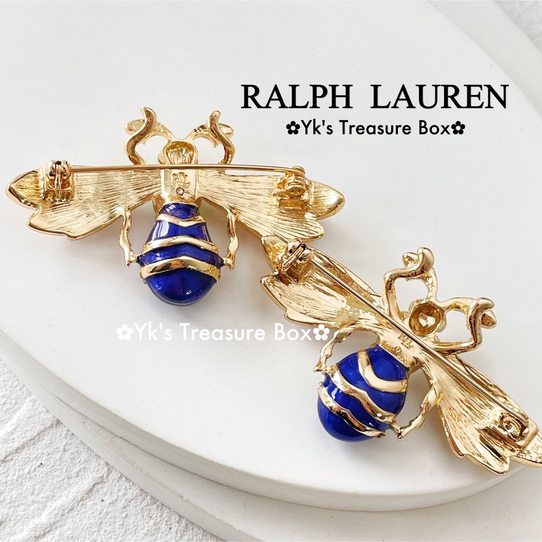 Ralph Lauren - G962/RALPH LAUREN/パヴェトンボ蜻蛉ゴールドブローチ
