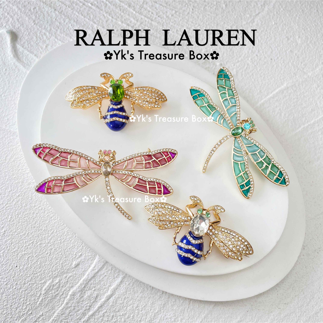 Ralph Lauren - G962/RALPH LAUREN/パヴェトンボ蜻蛉ゴールドブローチ
