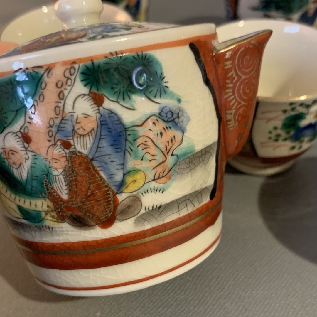 茶碗 御本手 菊小紋】押小路窯 紙箱 茶碗 御本手 菊小紋】押小路窯 紙箱