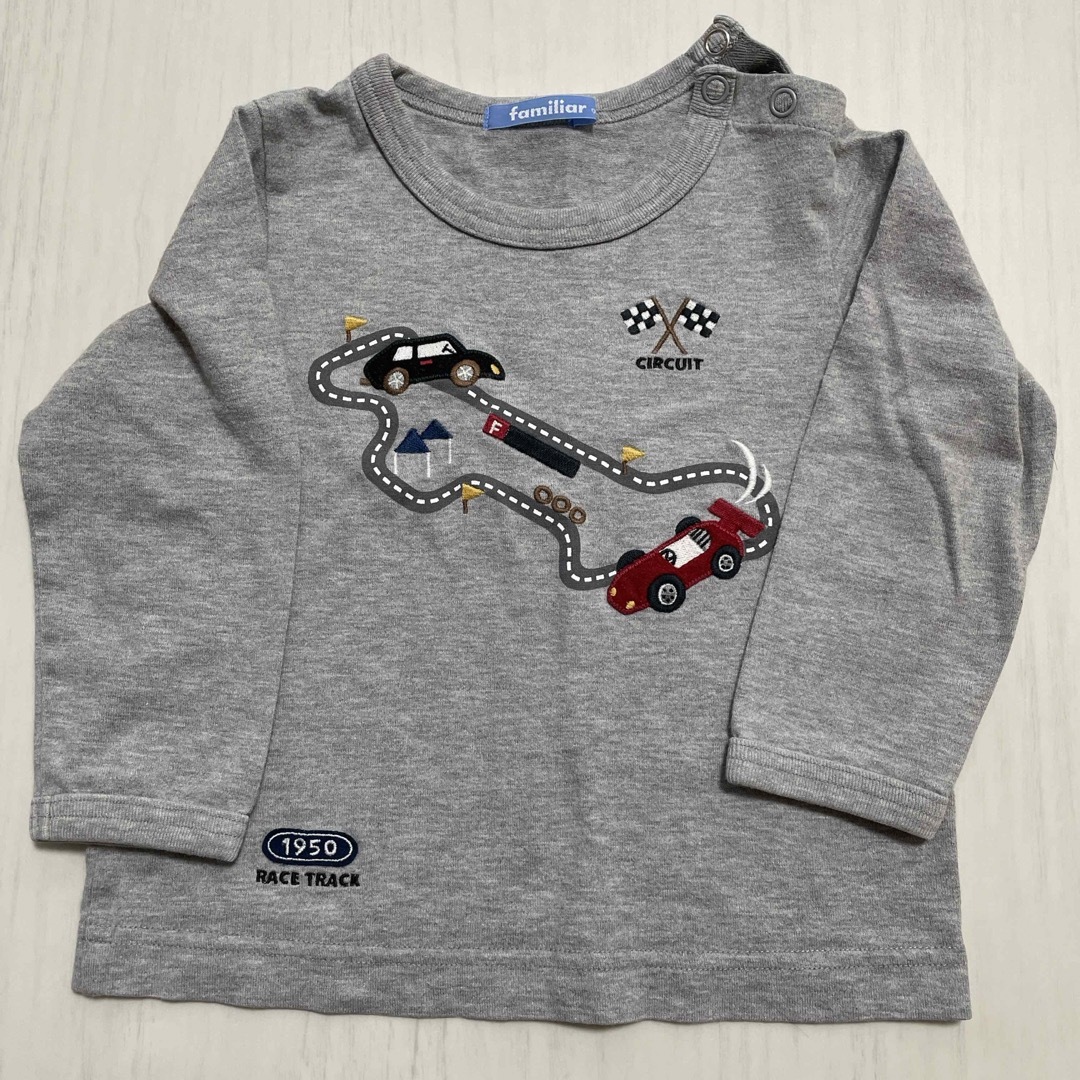 familiar - familiar ファミリア 長袖Tシャツ 90の通販 by mctck205's