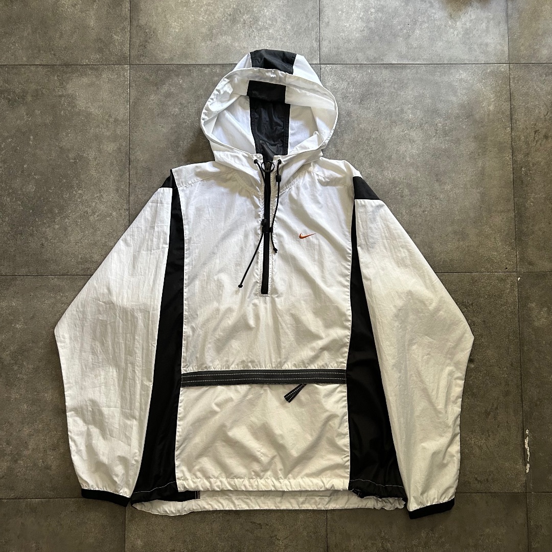 NIKE - 90s NIKE ナイキ アノラック/マウンテンパーカー ホワイト L 白
