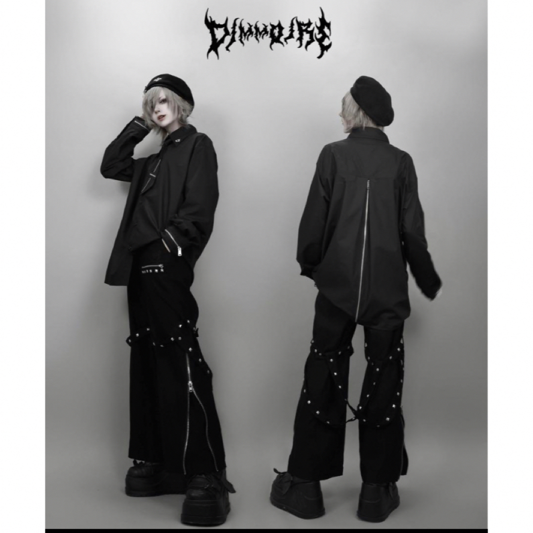 REFLEM - DimMoire ディムモアール ZIP ネクタイ シャツ ブラックの