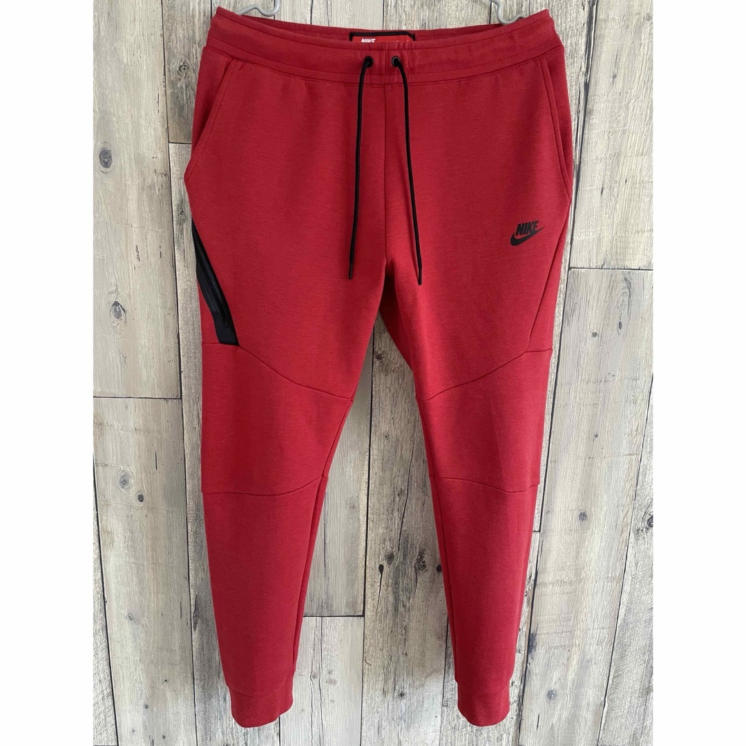 NIKE - 廃盤 赤タグ ナイキ メンズL テックフリース パンツ レッド 赤