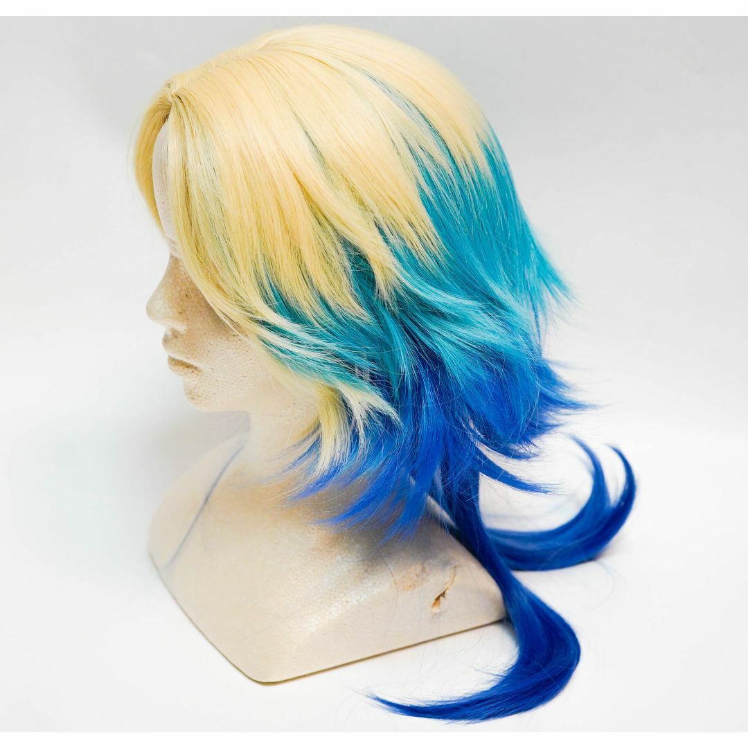 カイザー ウィッグ コスプレ ブルーロック 180度耐熱 58cm【現物写真有