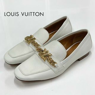 LOUIS VUITTON ローファー シューズ ホワイト（白）