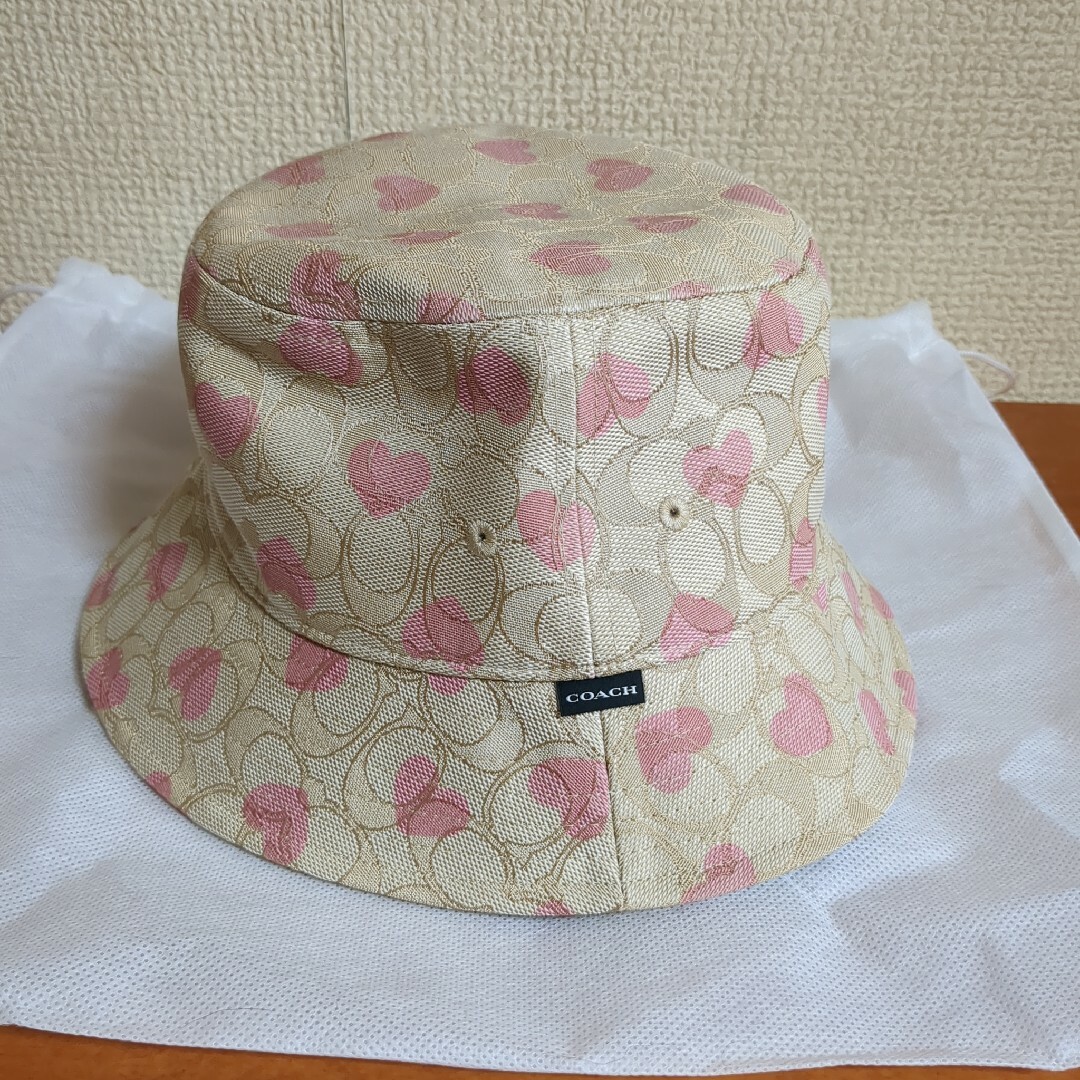 COACH - COACHシグネチャー ハート プリント バケット ハットの通販 by
