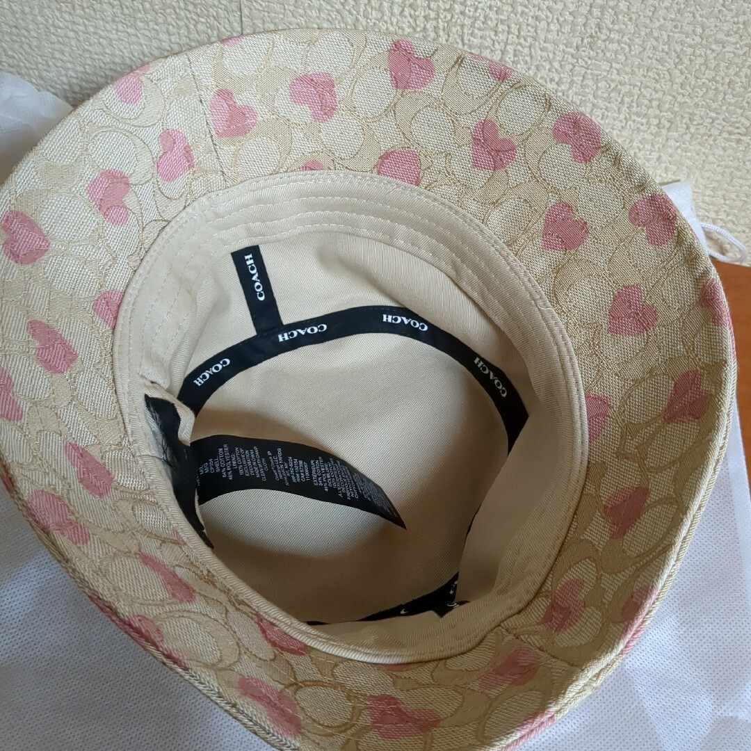COACH - COACHシグネチャー ハート プリント バケット ハットの通販 by