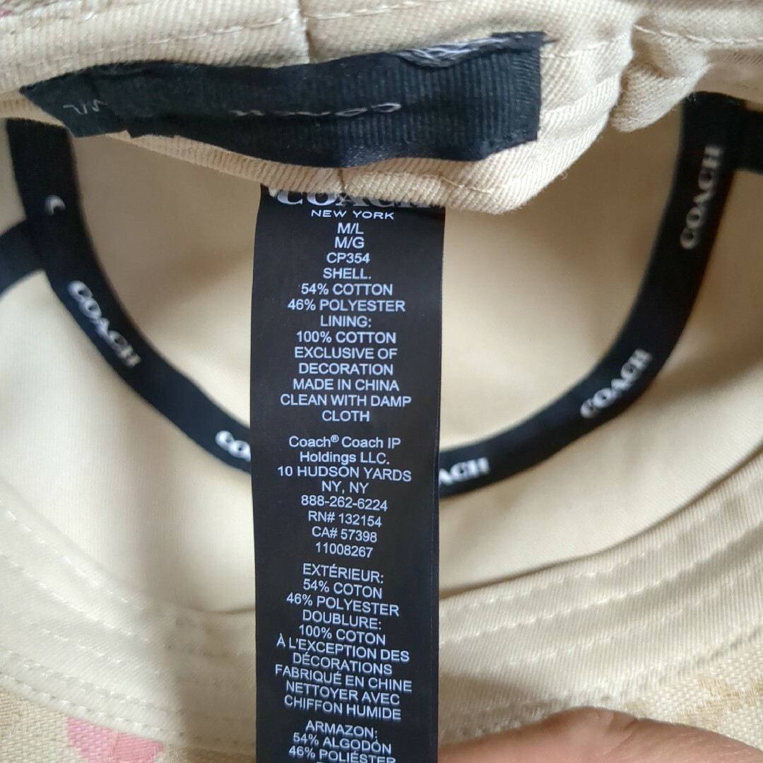 COACH - COACHシグネチャー ハート プリント バケット ハットの通販 by