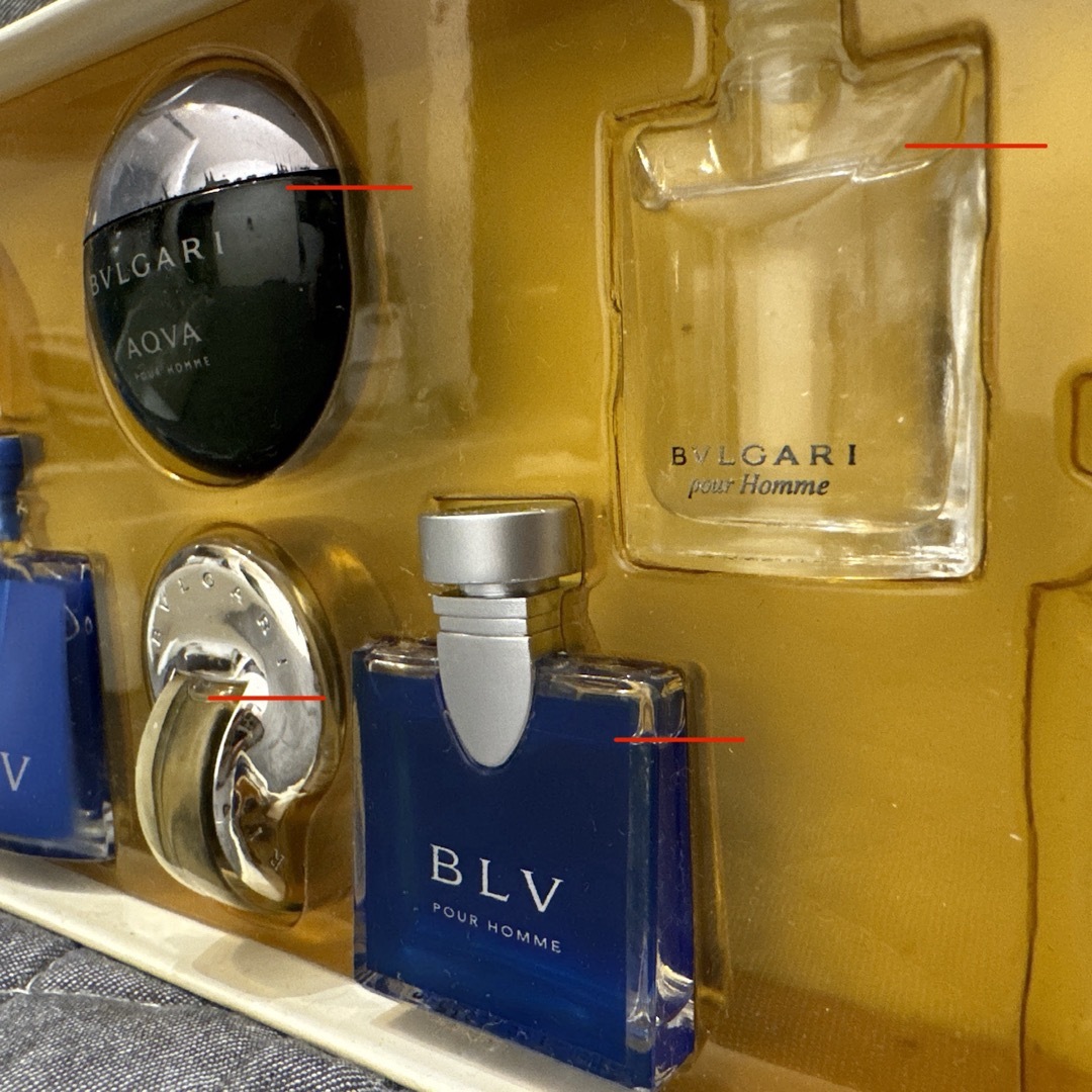 廃盤】ブルガリ ザ・コレクション ミニ香水 7点セット ブラック