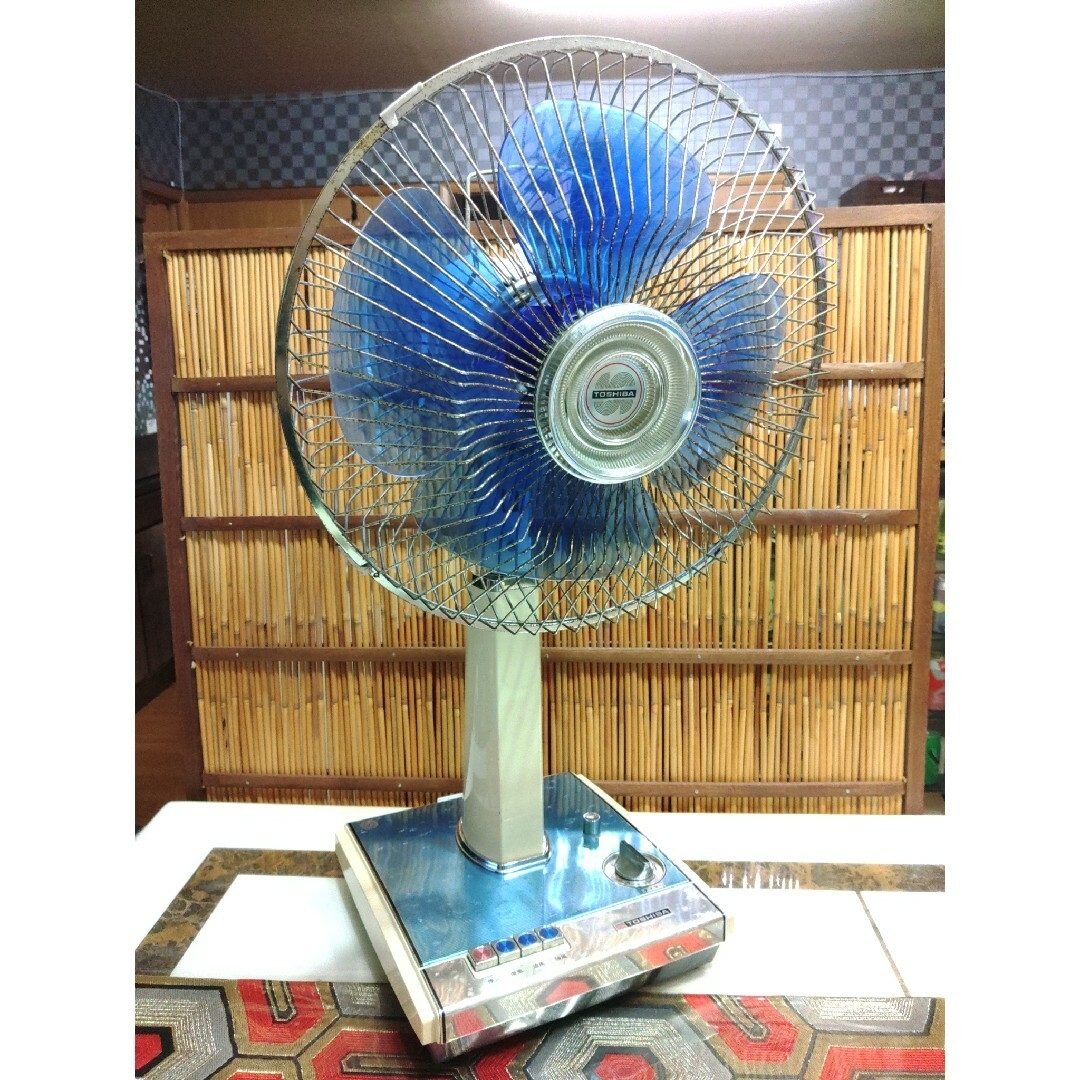 東芝 - TOSHIBA レトロ扇風機 H-30AW かわいい扇風機 昭和家電 東芝