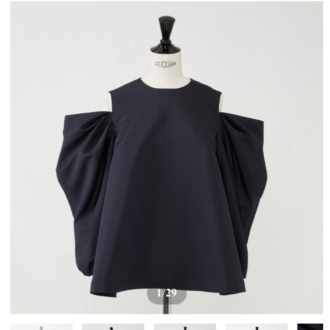 heve ヘイヴカットオフショルダーBL sax