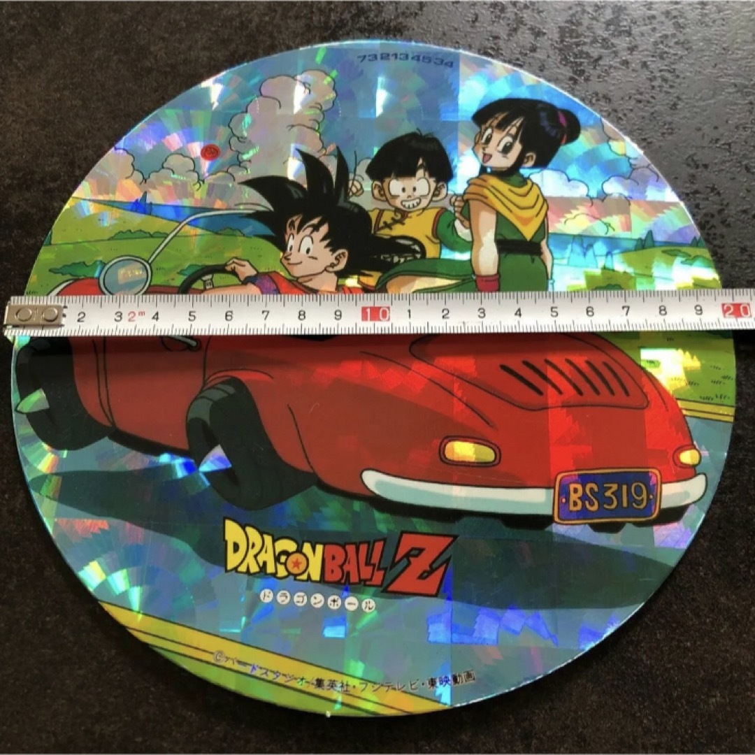 激レア！20cmの巨大丸面子 昭和レトロ ドラゴンボールZ メンコ めんこ