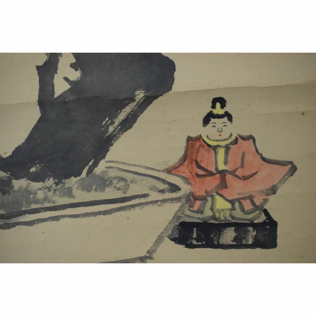 真作】鈴木松年/雛之図/老梅鉢図/掛軸☆宝船☆Z-312の通販 by 掛軸