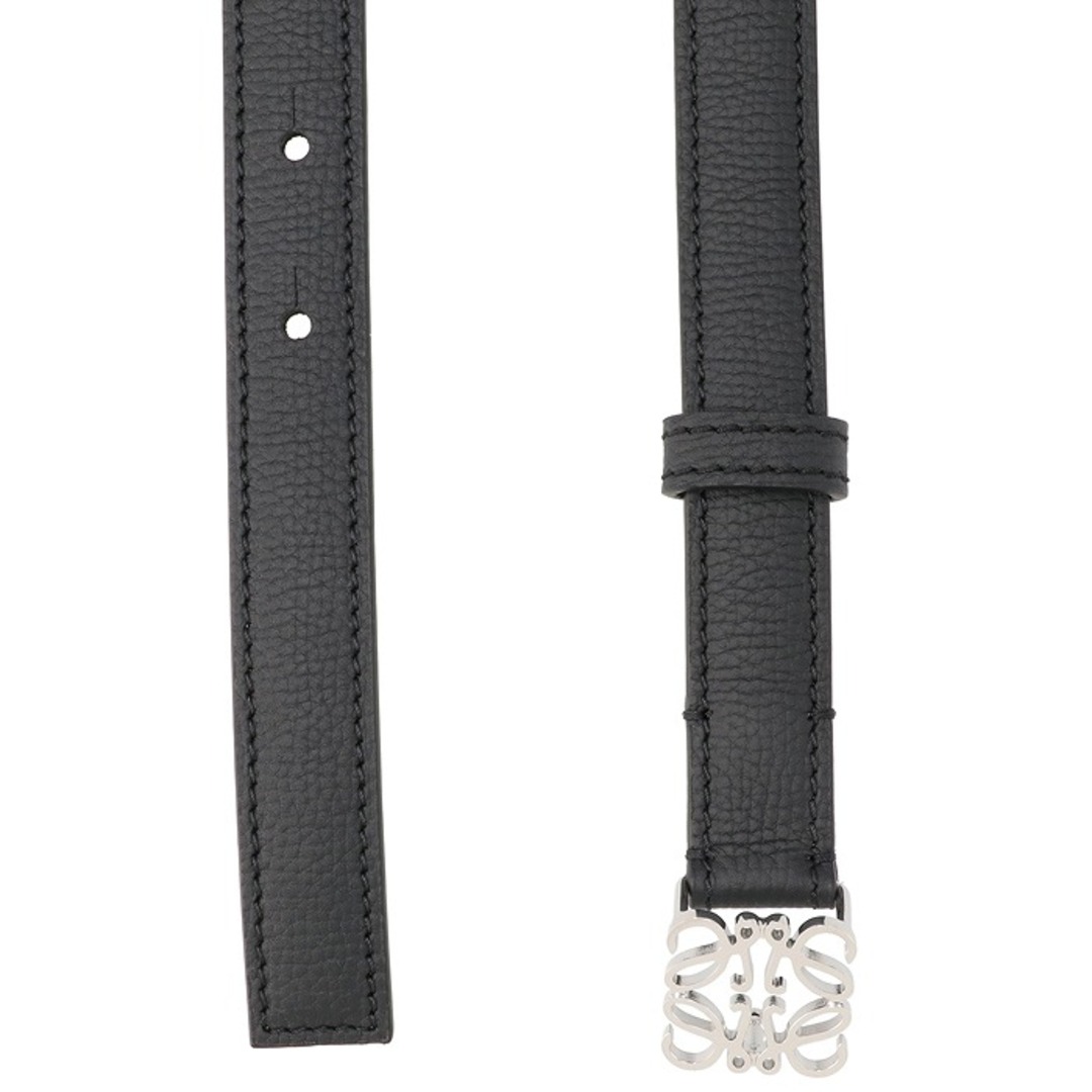 LOEWE - ロエベ LOEWE ベルト アナグラム レザー 2cm幅 細ベルト