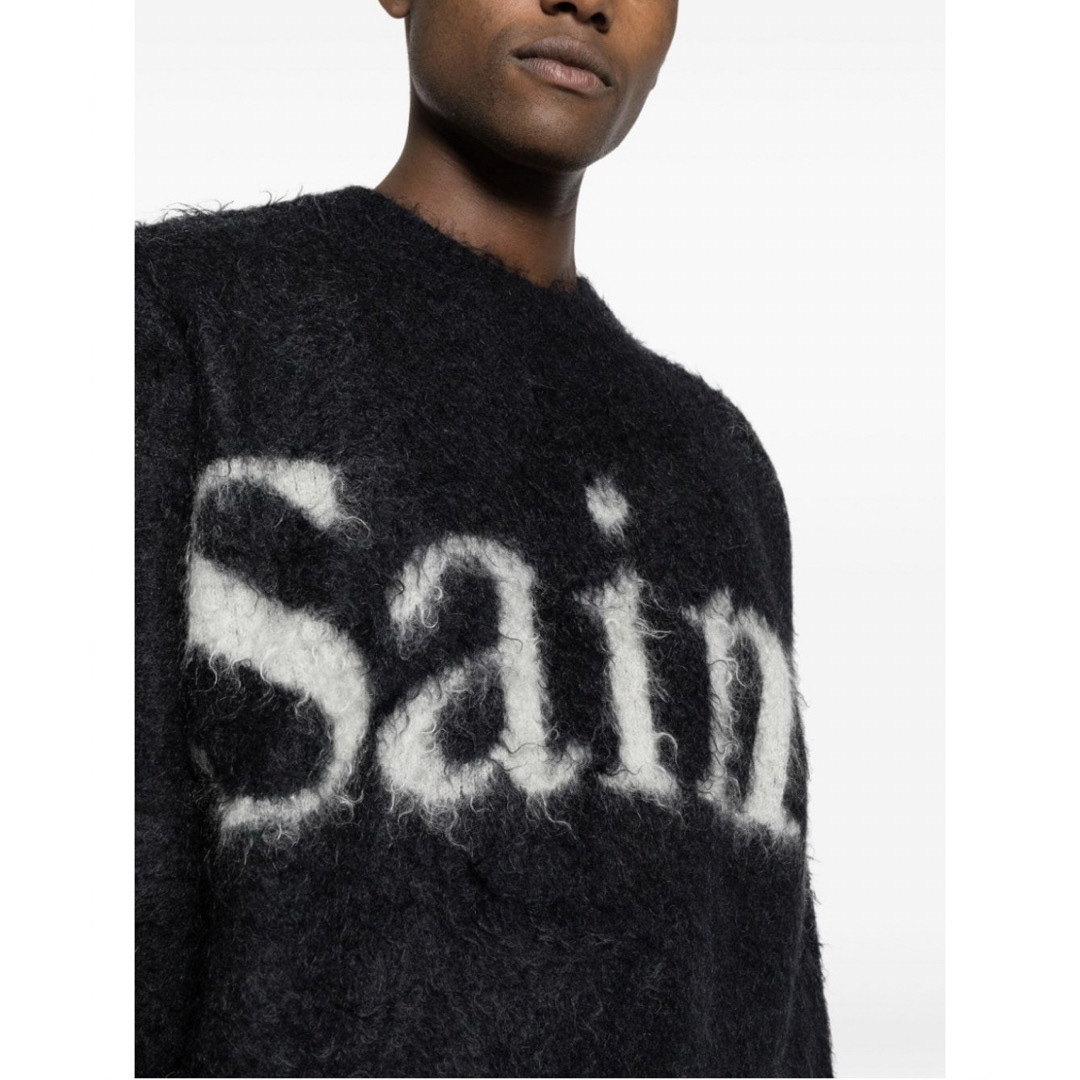 READYMADE - SAINT MXXXXXX セントマイケル ロゴインターシャ セーター