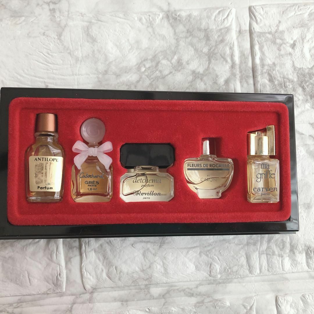 希少 ミニ香水セット 5個セット ボトル フランス 未使用に近いの通販