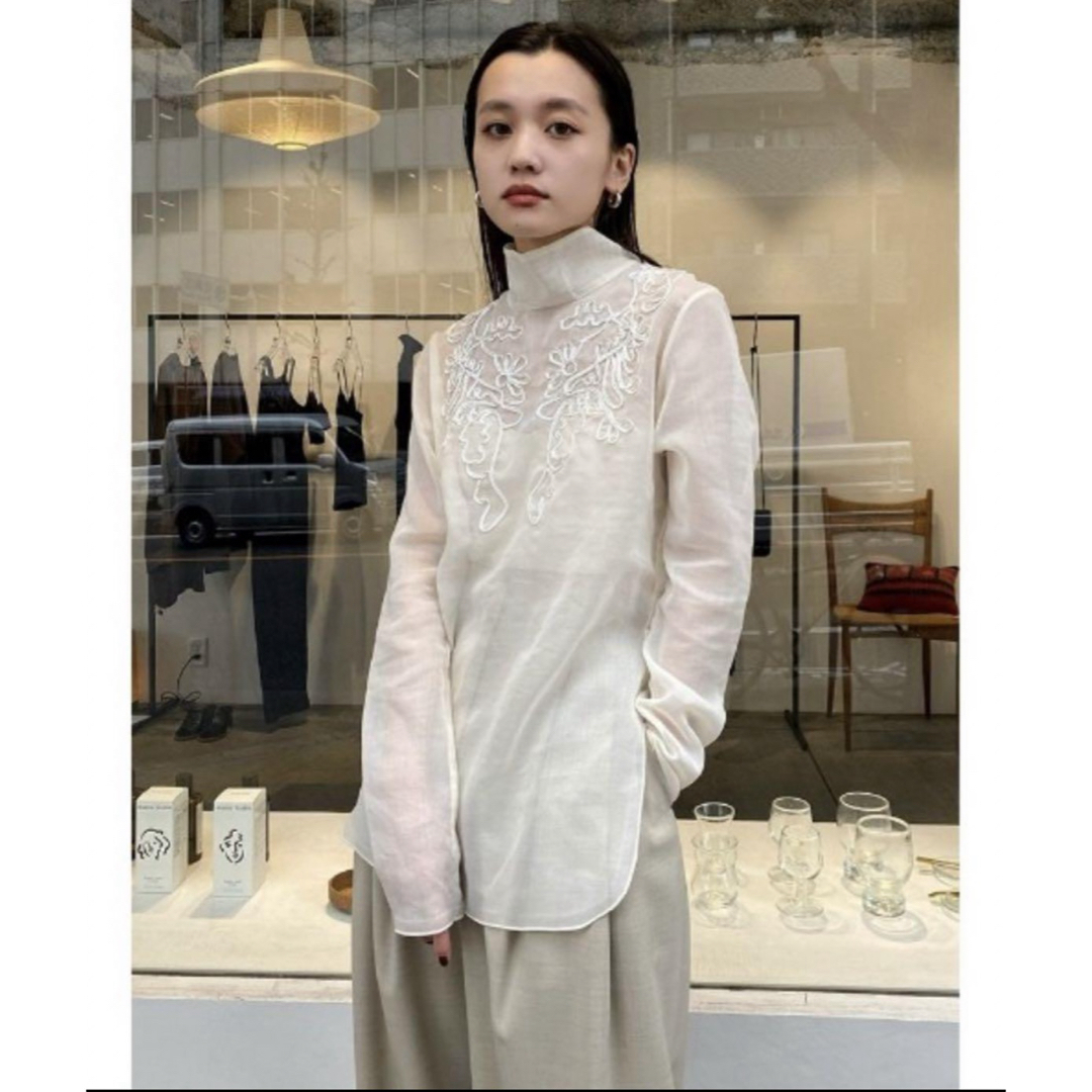 TODAYFUL - 値下げ 美品 Sheer Embroidery Blouseの通販 by shop A
