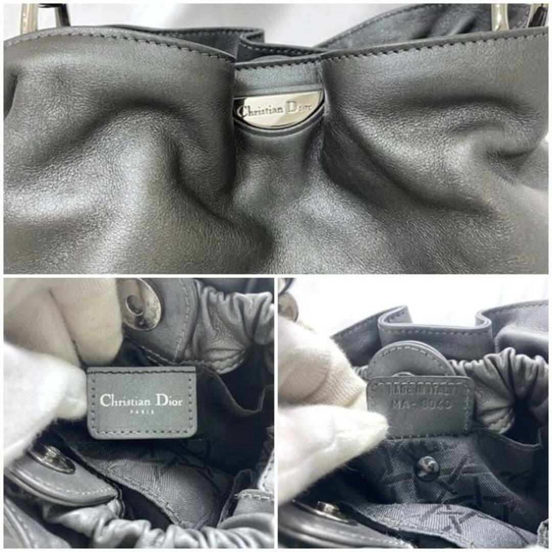 Christian Dior希少！マリスパールハンドバッグレザー巾着-バーバリー