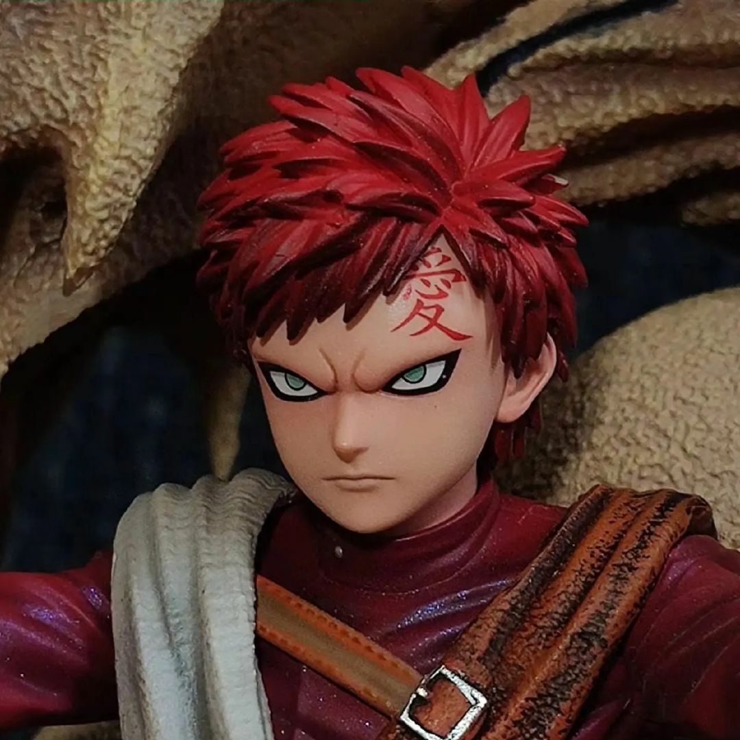 ナルト 疾風伝 我愛羅 があら ガレージキット フィギュア 塗装済み完成