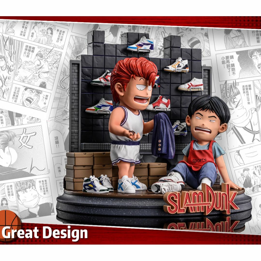 スラムダンク 桜木花道 フィギュア ガレージキット 塗装済み完成品の
