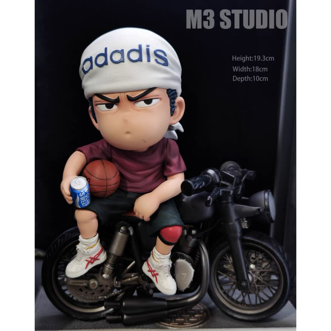 スラムダンク 三井寿 バイク M3 ガレージキット フィギュア SLAMDUNKの