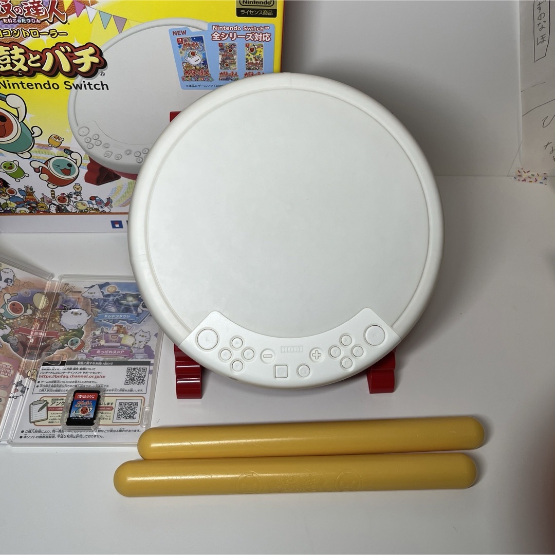 太鼓の達人ドンダブルフェスティバル 太鼓とバチセット Switch 太鼓の