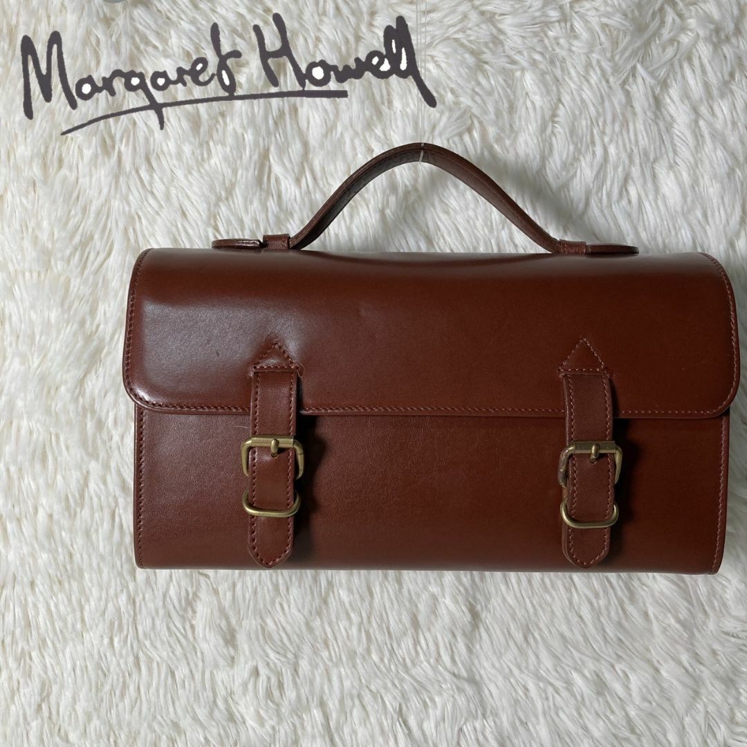 MARGARET HOWELL - 美品 マーガレットハウエル レザー 本革 樽型