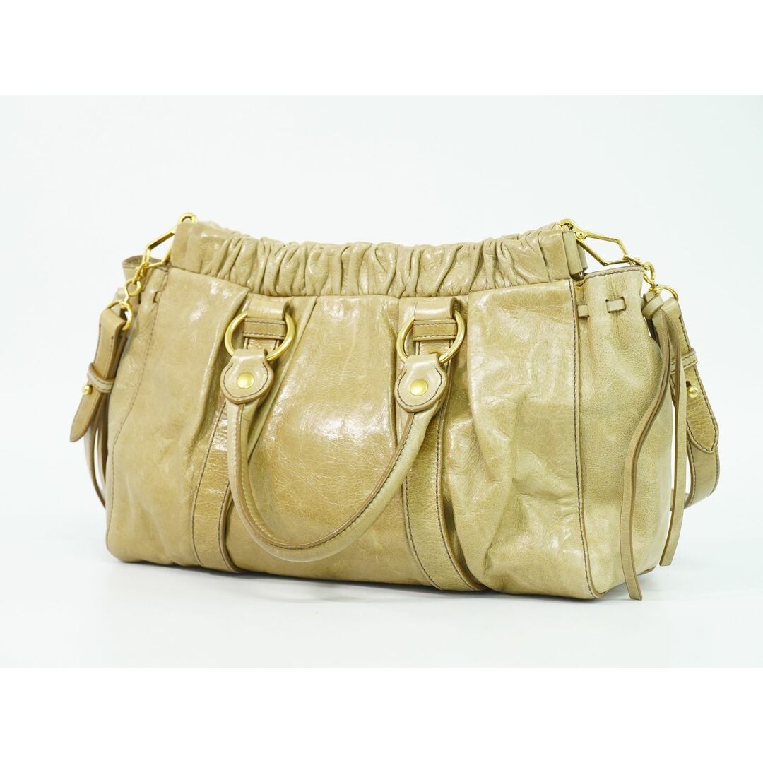 MIU MIU - 本物 ミュウミュウ MIU MIU 2WAY ショルダーバッグ