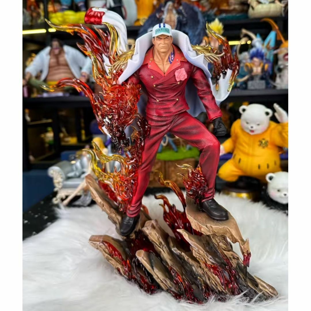 ワンピース サカズキ 赤犬 ガレージキット フィギュア popスケールの