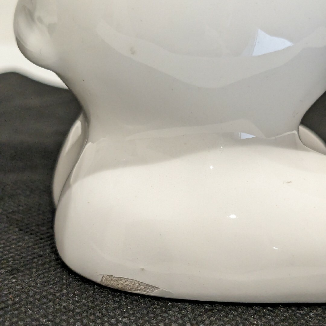 Vintage PEANUTS - SNOOPY 貯金箱 2体セット 陶器製 スヌーピー レトロ