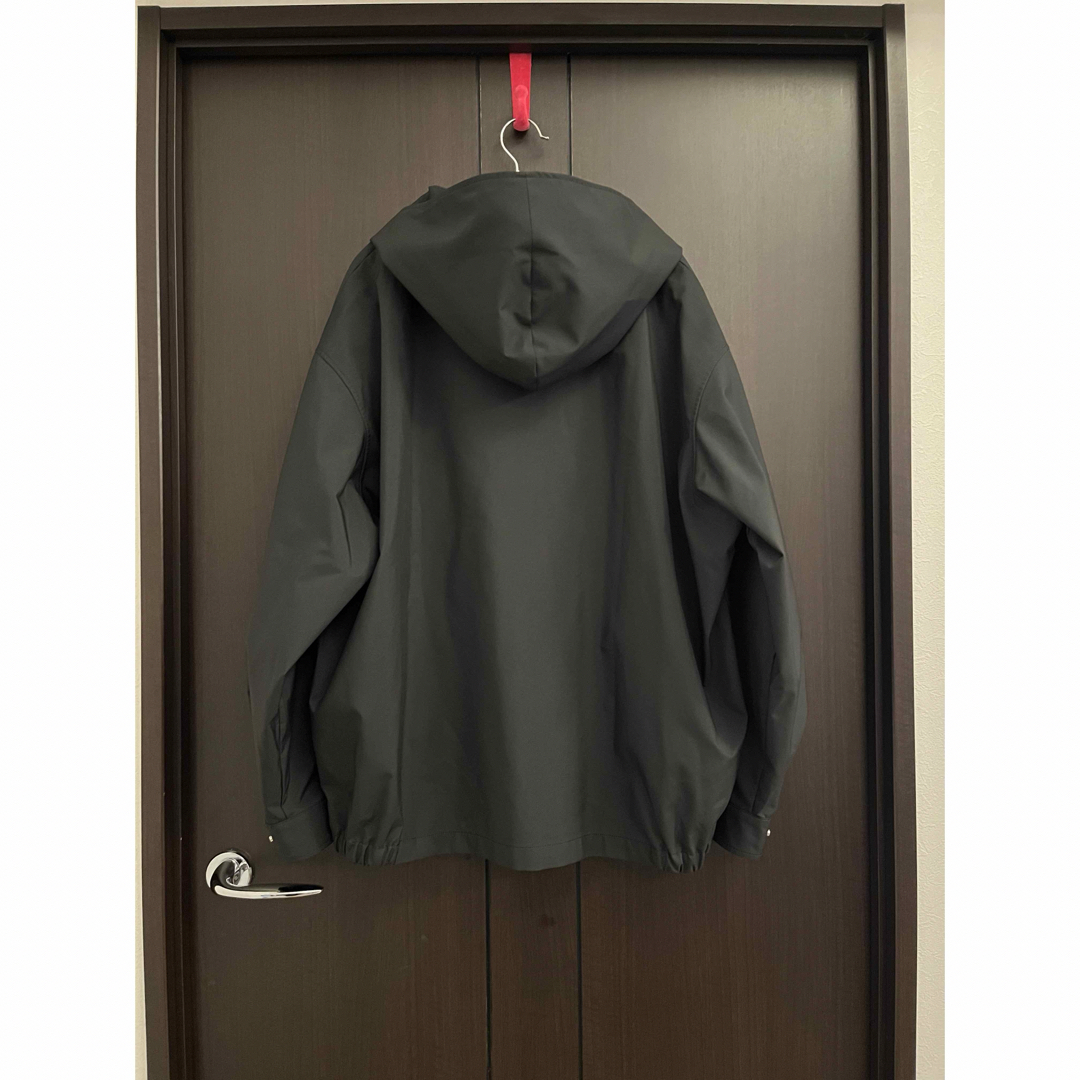 THE RERACS - THE RERACS 22FW ショートフードジャケット ブルゾン 黒