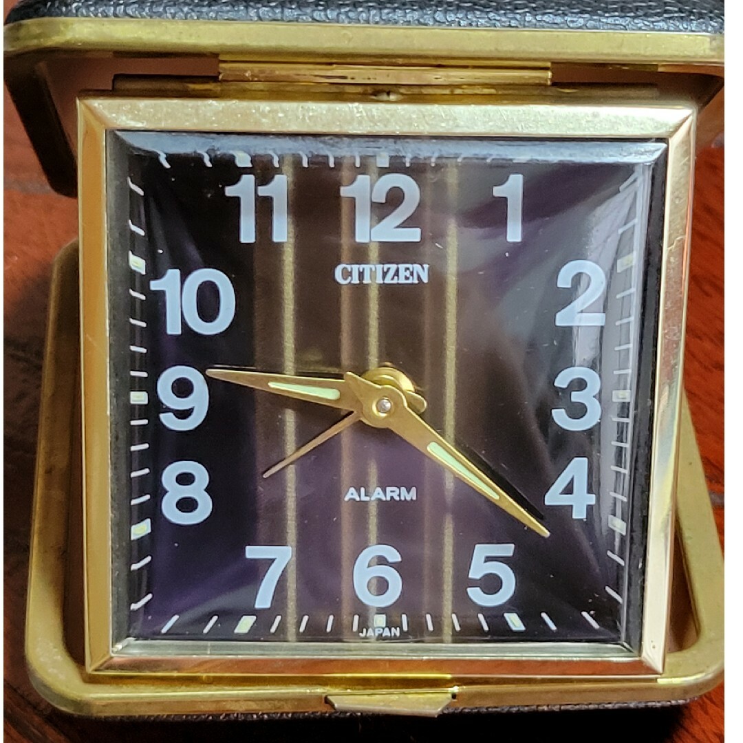 CITIZEN - 【昭和レトロ】 シチズン 手巻き式トラベル時計 アラーム