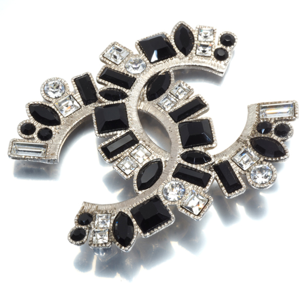 CHANEL - シャネル ブローチ ラインストーン ココマーク B17V 2017年製