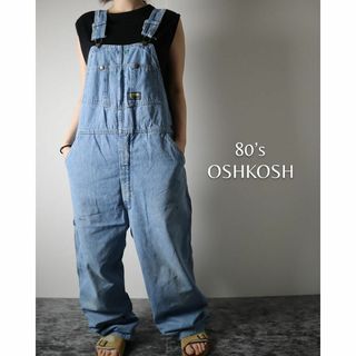OshKosh - 70年代 USA製 OSHKOSH オシュコシュ デニム オーバーオール