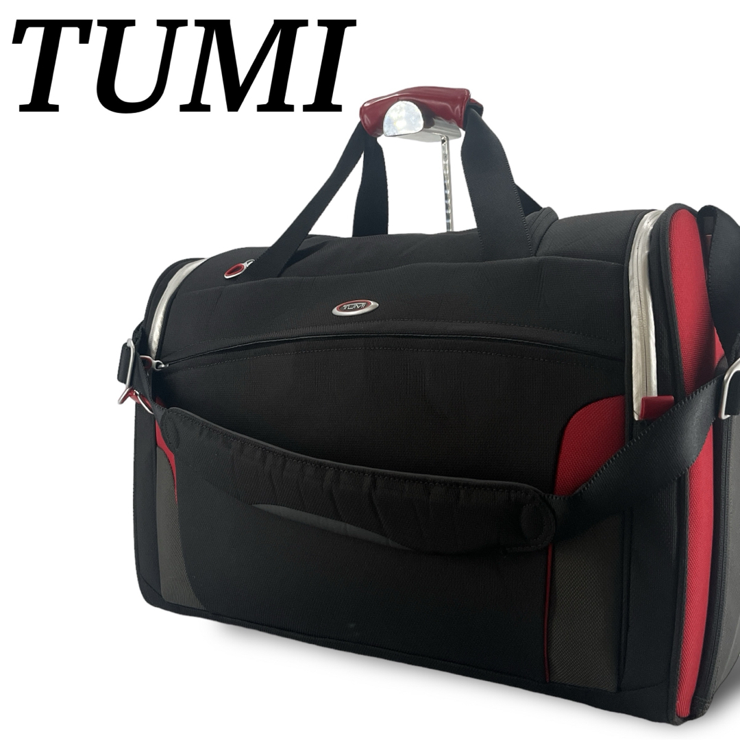 TUMI - トゥミ 2way ボストンバッグ ロゴ 大容量 ゴルフ ブラック