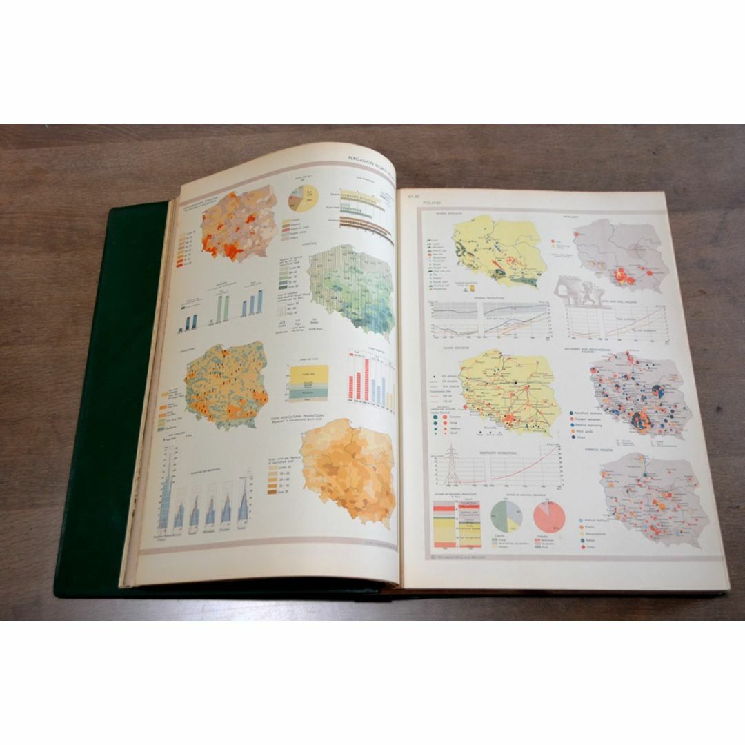 ペルガモン Pergamon World Atlas 1968 英語版 地図帳の通販 by