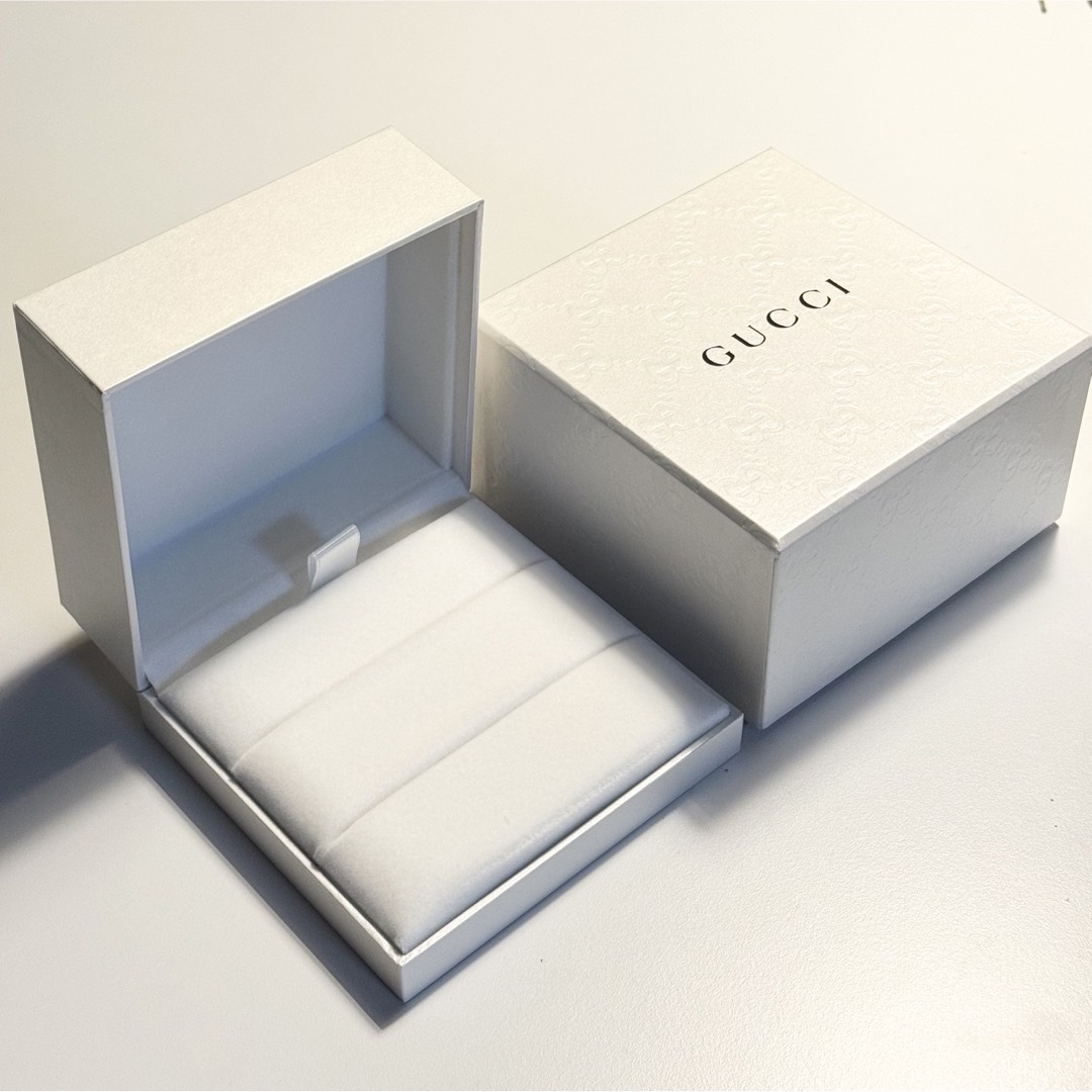 GUCCI - GUCCI グッチ ショッパー 紙袋・空箱・リボン セット ホワイト