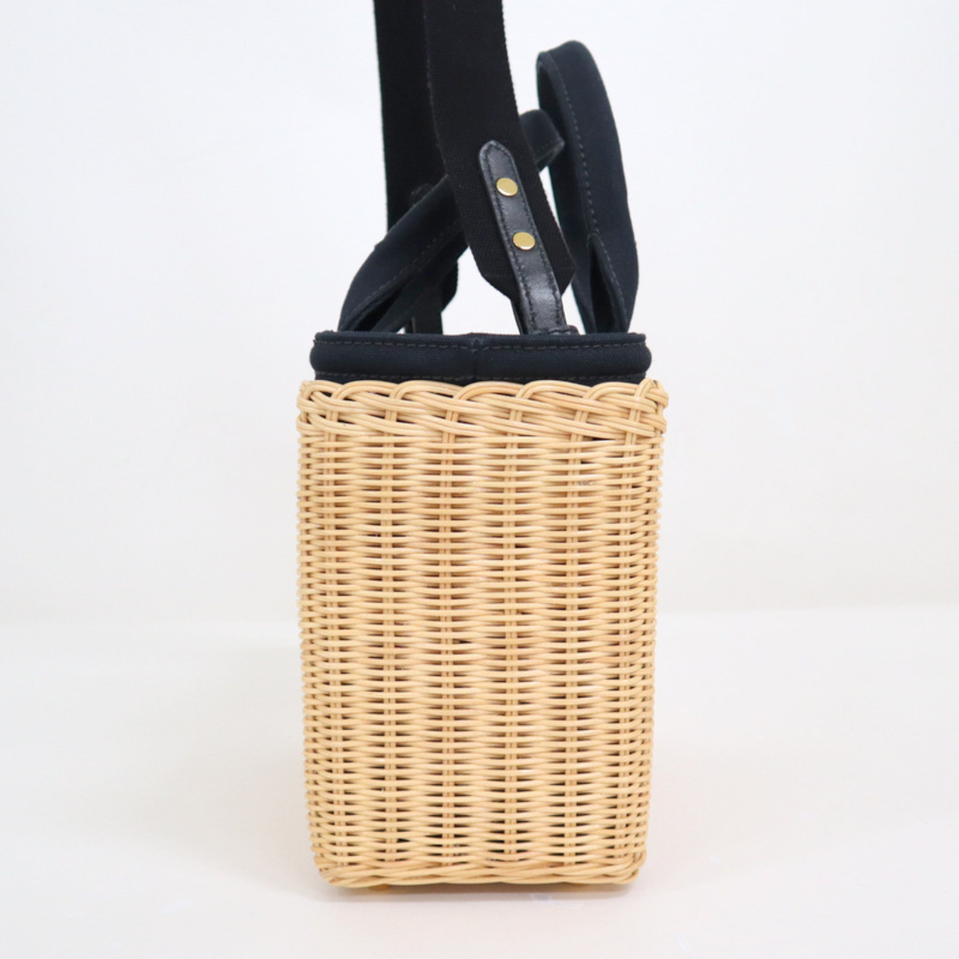 PRADA - 【PRADA】プラダ ウィッカーカナパ かごバッグ ナチュラル
