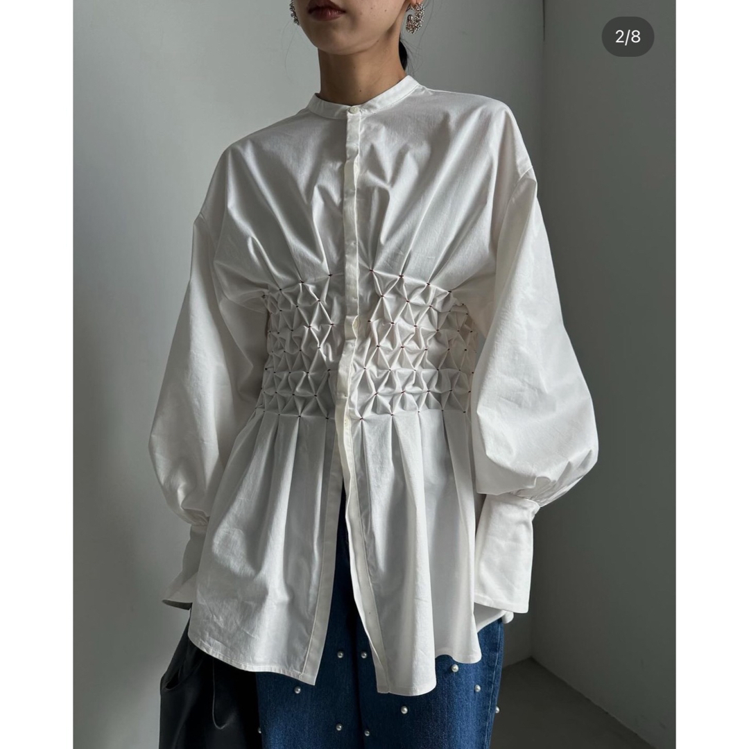 Ameri VINTAGE - AMERI BLOOM SHIRRING SHIRTの通販 by tasso｜アメリ