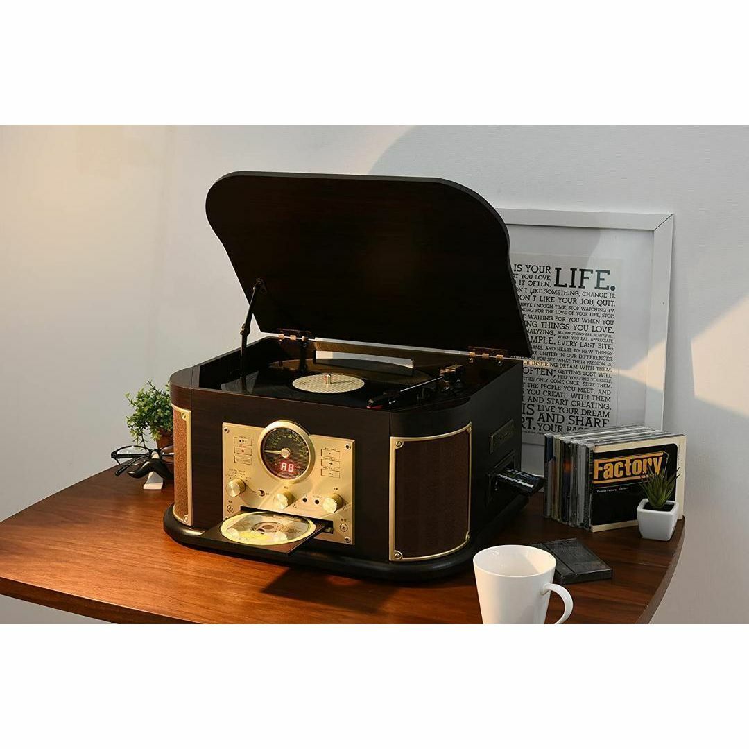 M3162-195-152】キュリオム マルチレコードプレーヤー リモコン付き