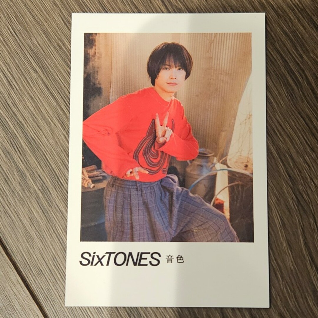 SixTONES - 音色 ポラロイドカード 松村北斗の通販 by rie's shop